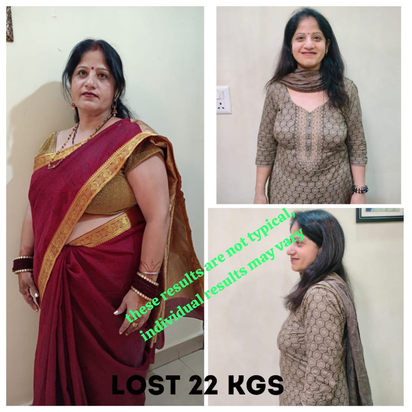 Lost 22 Kgs